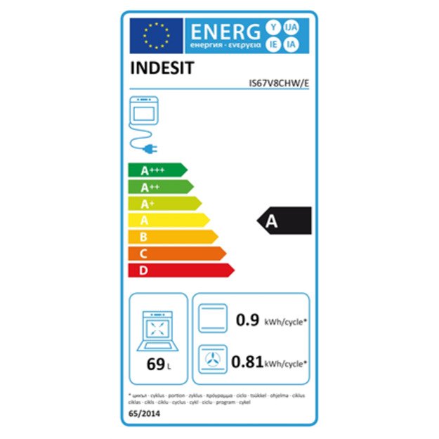 INDESIT | Cooker | IS67V8CHW