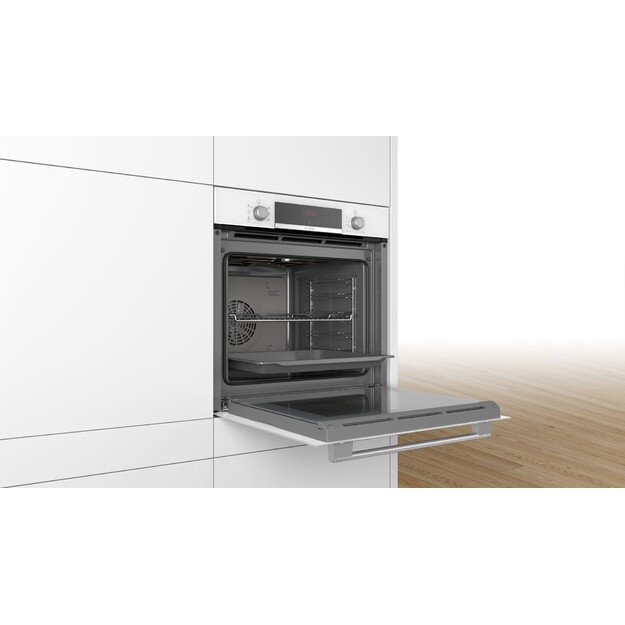 Bosch Serie 4 HBA534BW0 oven Electric 71 L White A