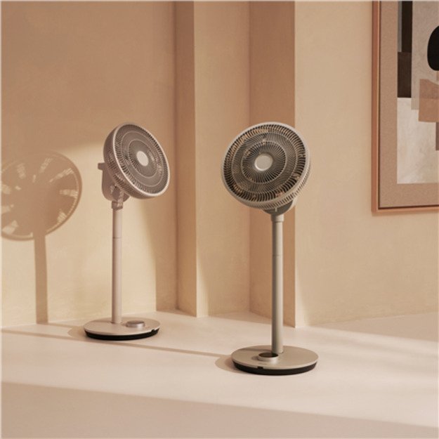 Duux | Fan | Whisper Flex Smart | Stand Fan | Greige | Diameter 34 cm | Number of speeds 26 | Oscillation | Yes