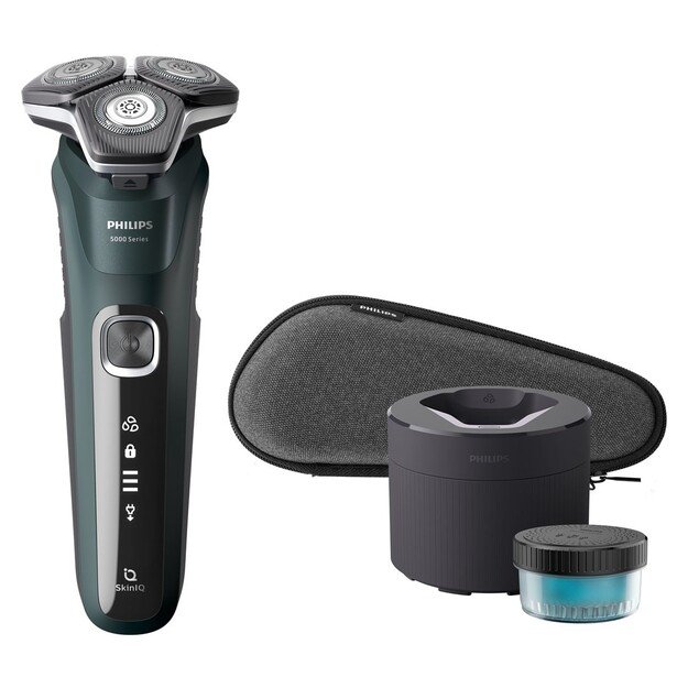 Philips SHAVER Series 5000 S5884/50 men s shaver Rotation shaver Trimmer Black, Green