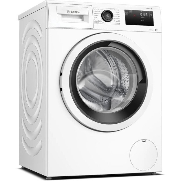 Bosch | Washing Machine | WAU28RHISN Series 6 | Energy efficiency class A | Front loading | Washing capacity 9 kg | 1400 RPM | D