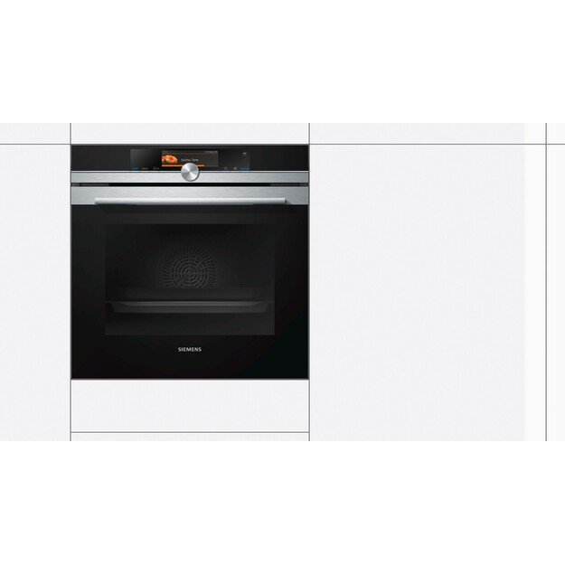 Siemens HS658GXS1 oven 71 L A+ Black, Stainless steel