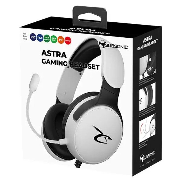 Subsonic Astra Gaming Headset white/black