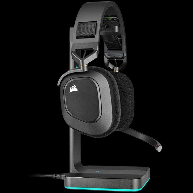 Corsair HS80 RGB Headset Wireless Head-band Gaming Black