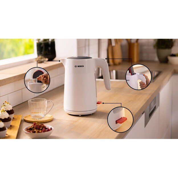 Bosch Kettle | TWK2M161 MyMoment | Electric | 2400 W | 1.7 L | Plastic | 360° rotational base | White 18