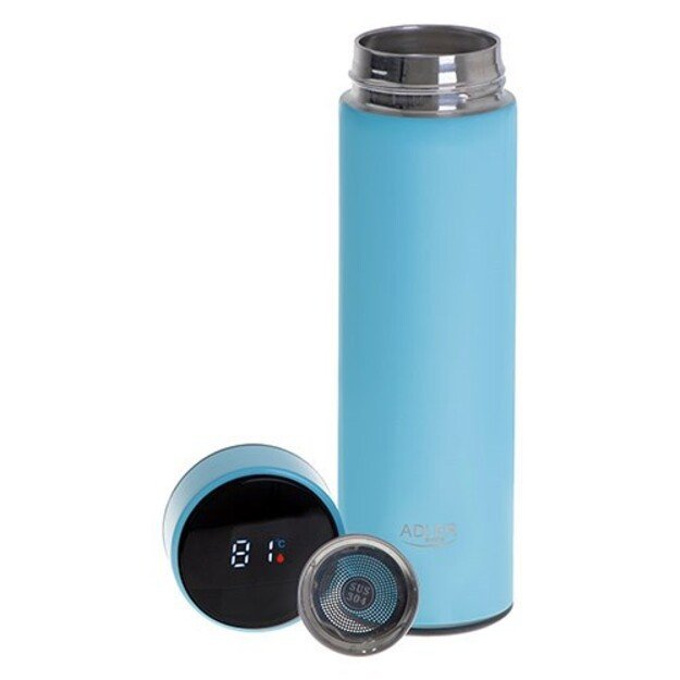 Adler | Thermal Flask | AD 4506bl | Material Stainless steel/Silicone | Blue 8
