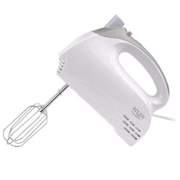 Adler | Mixer | AD 4201 g | Hand Mixer | 300 W | Number of speeds 5 | Turbo mode | White 3