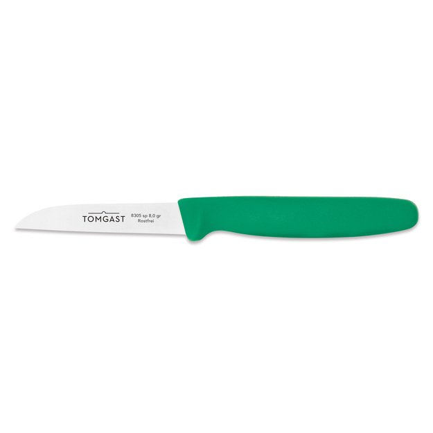 Vegetable knife, 8 cm, green