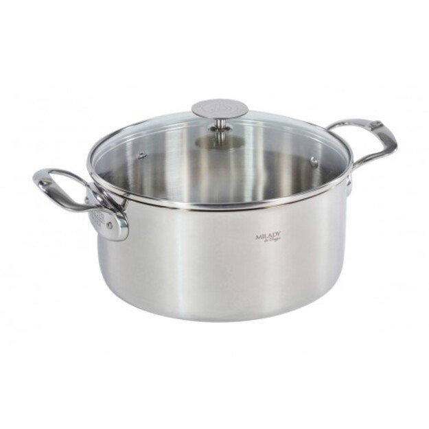 Pot with lid, 3 l, Milady
