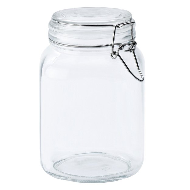 Buckle jar, 1.5 l, 4 pcs