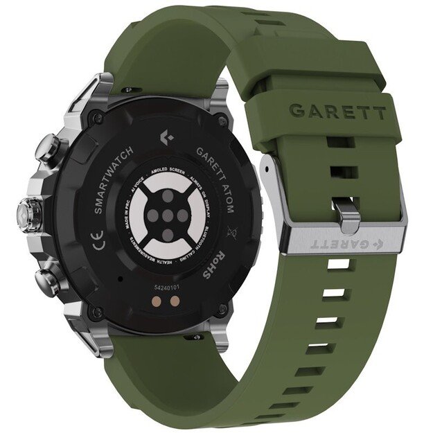 I&scaron;manusis laikrodis su lietuvi&scaron;ku meniu Garett Atom Silver steel 3