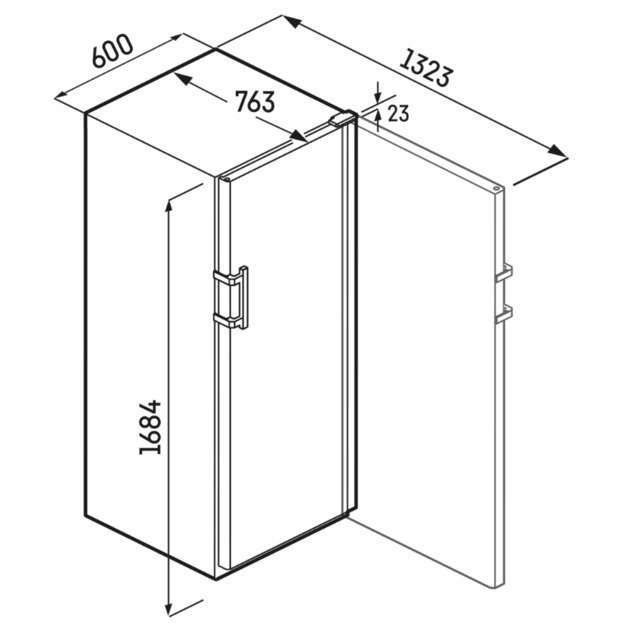 Vyno &scaron;aldytuvas LIEBHERR WSbl 5001