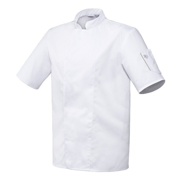 Short-sleeve jacket, white, S, Nero