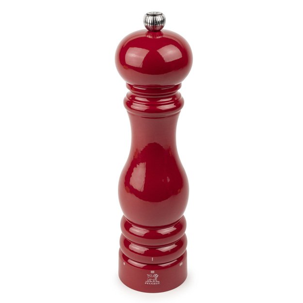 Pepper grinder, 22 cm, Red Passion Lacquer, Paris