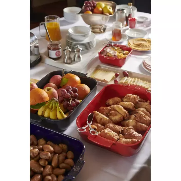 PEUGEOT APPOLIA stačiakampis indas 32 cm grafito spalvos 1