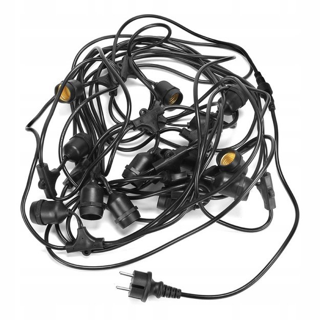 DECORATIVE GARLAND BLACK 15M. 2