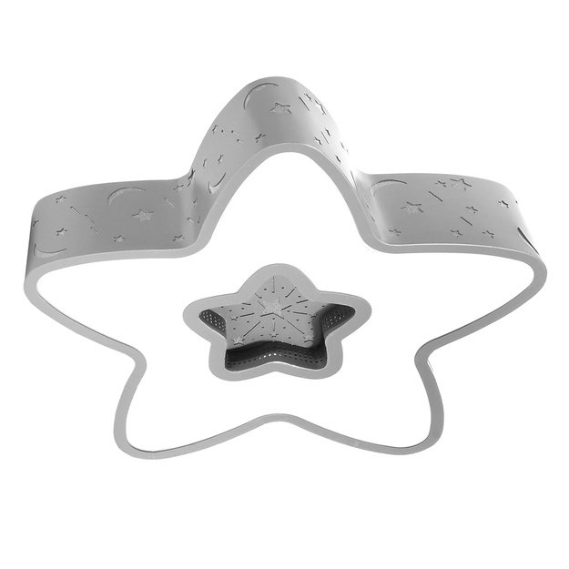 Baby lamp LED Ceiling gray star 28w + remote control 1