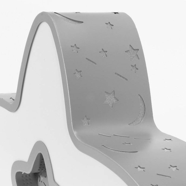 Baby lamp LED Ceiling gray star 28w + remote control 4