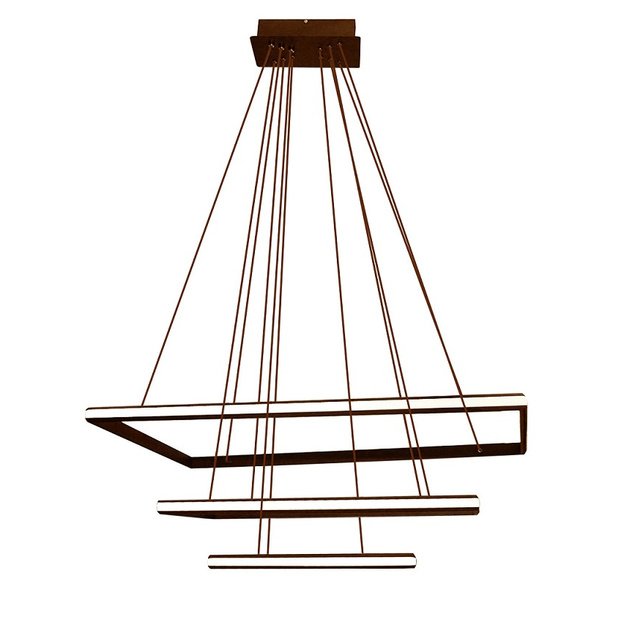 LED Decorative Chandelier Lamp Ceiling + Pilot 116W Bronze 1