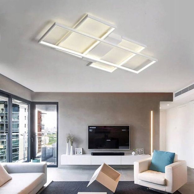 LED Ring 123W white + remote control