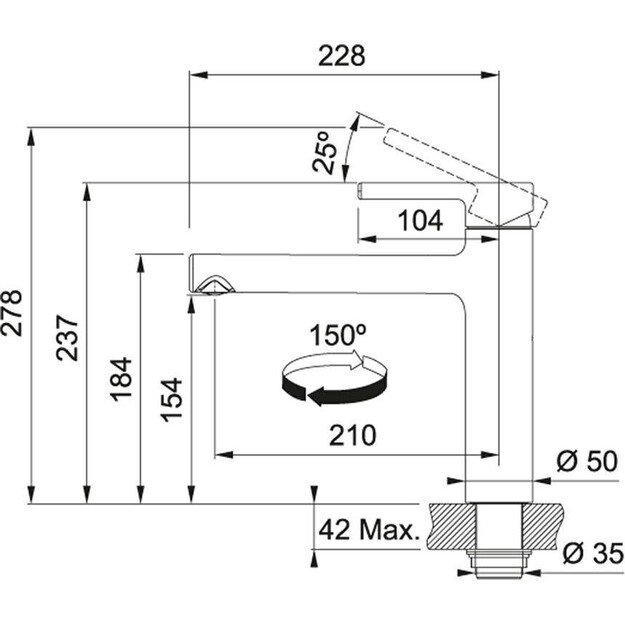 FRANKE Centro, 115.0600.095 1