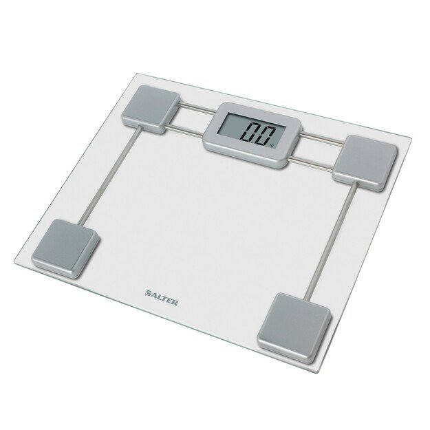 Salter 9081 SV3R Toughened Glass Compact Electronic Bathroom Scale 6
