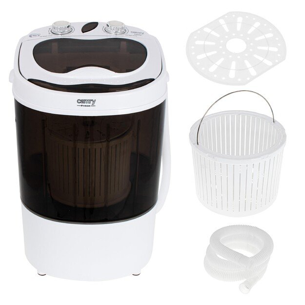 Camry | Mini washing machine | CR 8054 | Top loading | Washing capacity 3 kg | Depth 37 cm | Width 36 cm | White/Gray 5