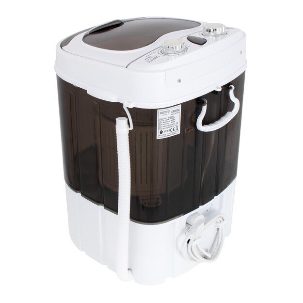 Camry | Mini washing machine | CR 8054 | Top loading | Washing capacity 3 kg | Depth 37 cm | Width 36 cm | White/Gray 4