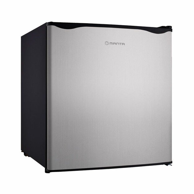 Manta MM515PSL Fridge 46L Silver inox/black