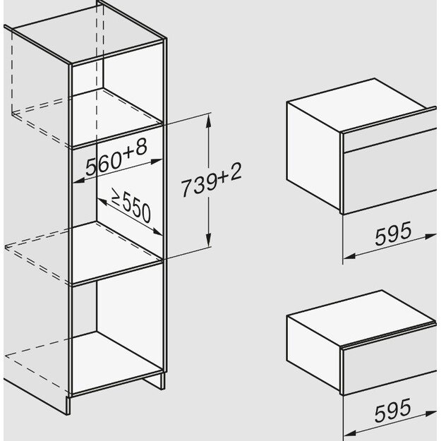Įmontuojama garinė orkaitė Miele DG 7240 11106390