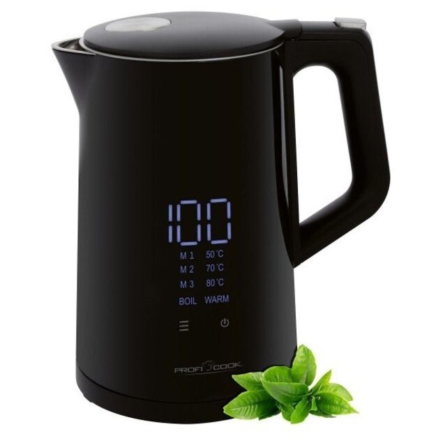 ProfiCook PC-WKS 1243 electric kettle 1.7 L 2200 W Black 7