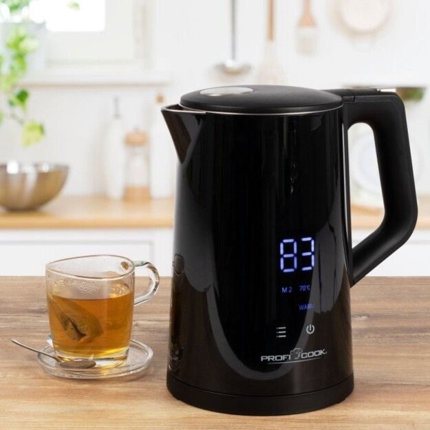 ProfiCook PC-WKS 1243 electric kettle 1.7 L 2200 W Black 2