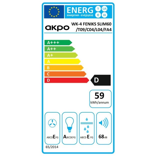 Chimney extractor hood AKPO WK-4 FENIKS SLIM ECO