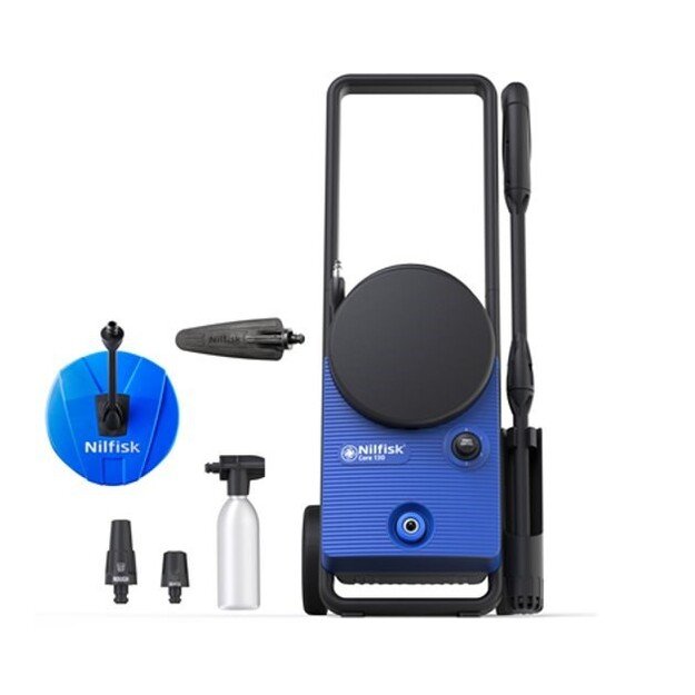 Nilfisk CORE 130 pressure washer Upright Electric 462 l/h Black, Blue