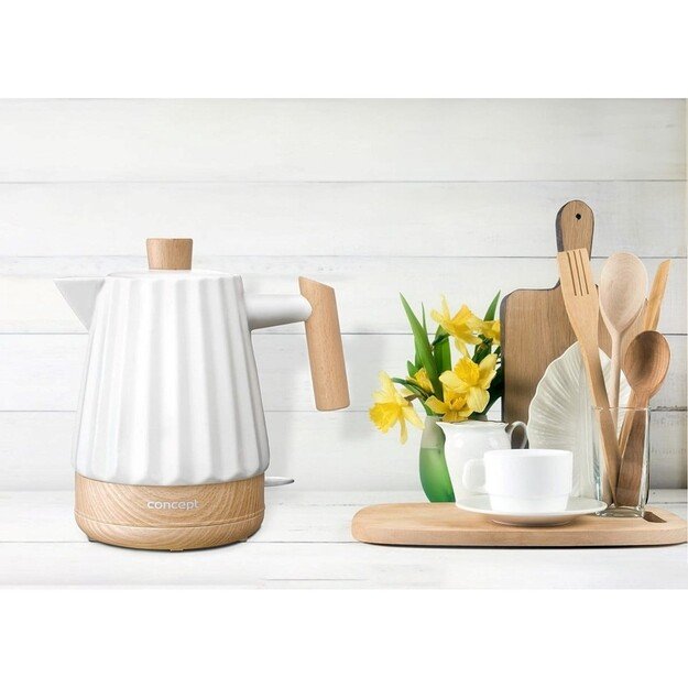 Kettle ceramiczny RK0090 CONCEPT white 3
