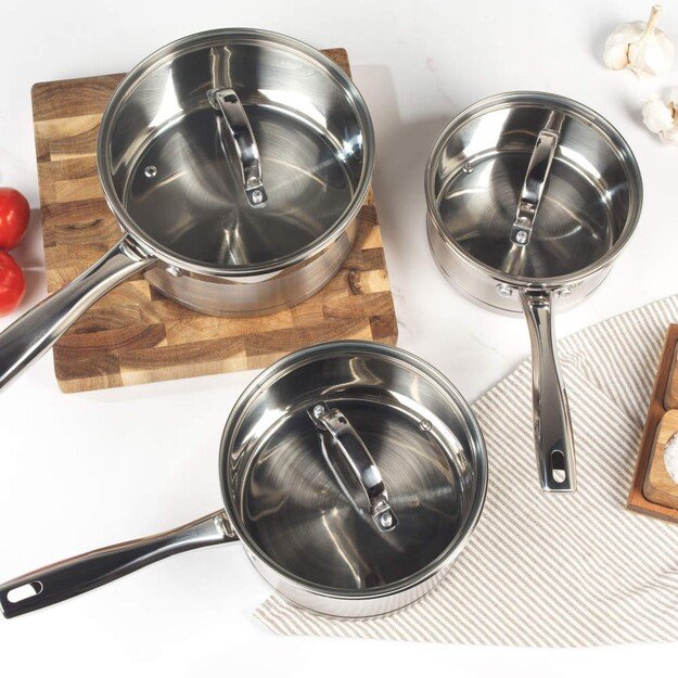 Salter BW06734EU7 Timeless Collection 3-Piece Pan Set 2