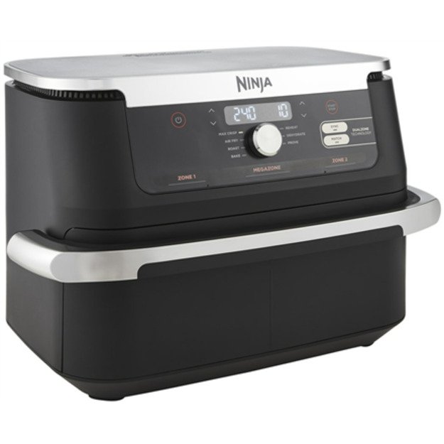 NINJA | Double Air Fryer | AF500EU Foodi FlexDrawer | Power 2470 W | Capacity 10.4 L | Black