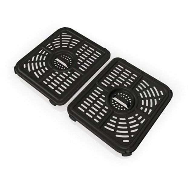 NINJA | Double Air Fryer | AF500EU Foodi FlexDrawer | Power 2470 W | Capacity 10.4 L | Black