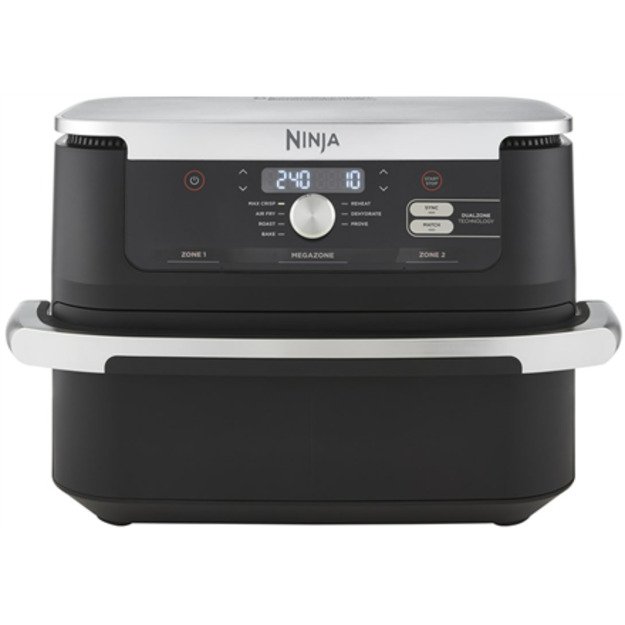 NINJA | Double Air Fryer | AF500EU Foodi FlexDrawer | Power 2470 W | Capacity 10.4 L | Black