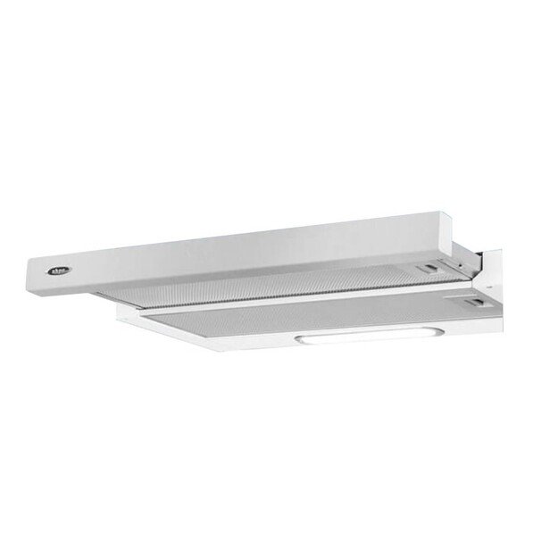 Cooker hood under-cabinet AKPO WK-7 LIGHT ECO 60 INOX (265,5 m3/h, 600mm, inox color)