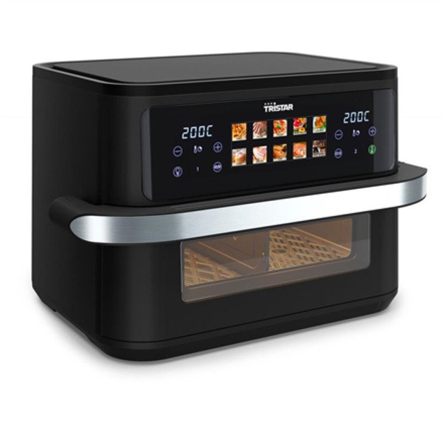 Tristar Dualzone Flex Airfryer | FR-9078 | Power 2800 W | Capacity 10 L | Hot air technology | Black