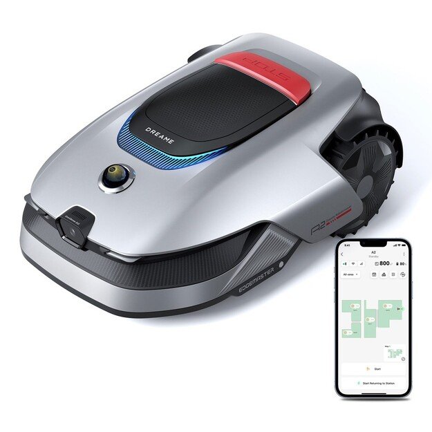 Dreame A2 1200 Robotic lawn mower Battery Black, Grey