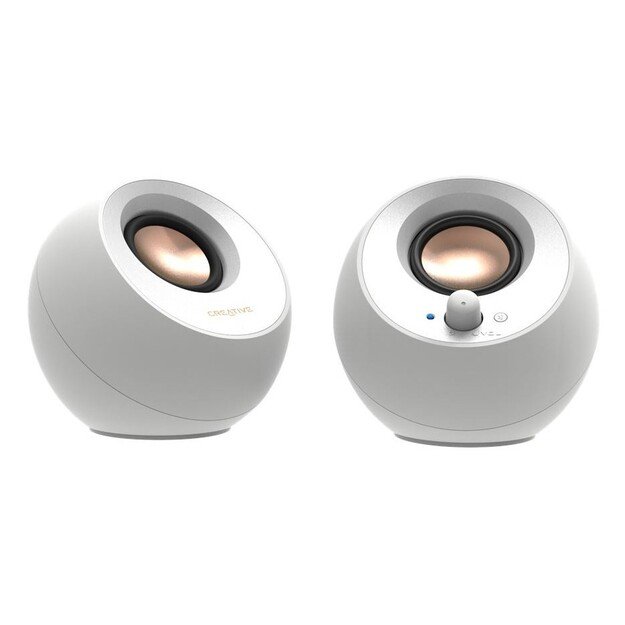 Creative Labs Pebble V3 White Wired & Wireless 10 W