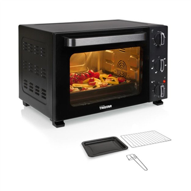 Tristar OV-3627 | Convection oven | 27 L | 1500 W | Black