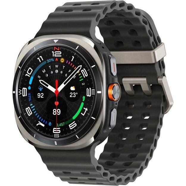 Samsung Galaxy Watch Ultra 3.81 cm (1.5 ) AMOLED 47 mm Digital 480 x 480 pixels Touchscreen 4G Silver, Titanium Wi-Fi GPS