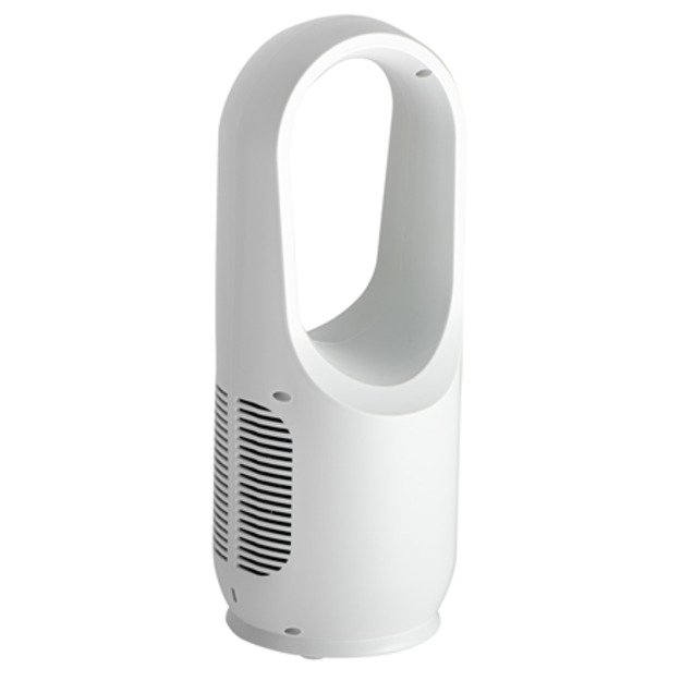 Adler Bladeless Rechargeable Fan | AD 7343 | Desk Fan | White | Diameter 14 cm | Number of speeds 3