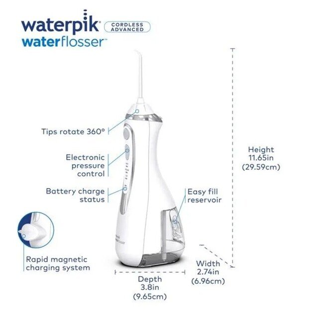 Bevielis burnos irigatorius Waterpik WP-580