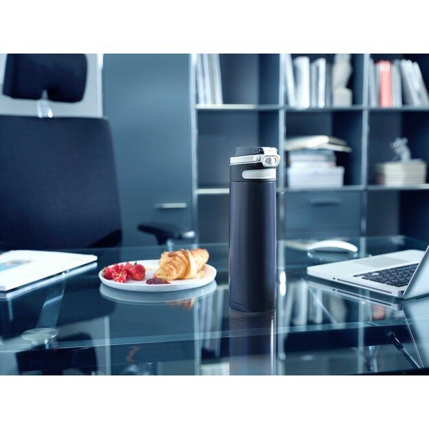 Leifheit 03275 travel mug 600 ml Black, Blue Stainless steel 2