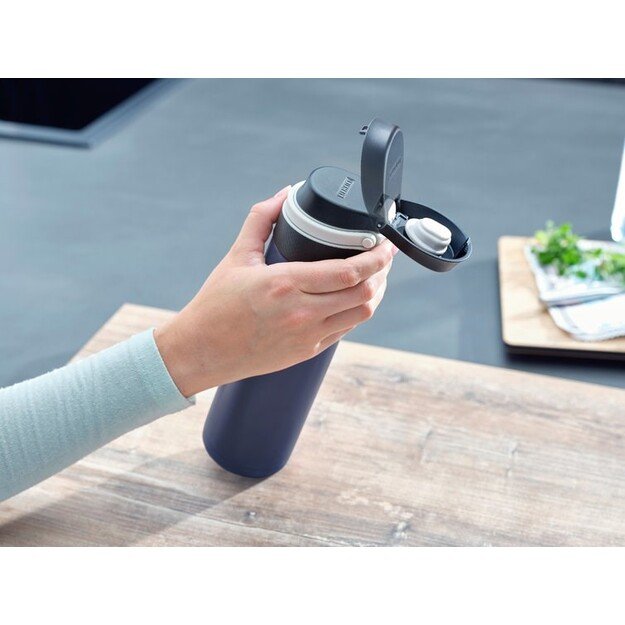 Leifheit 03275 travel mug 600 ml Black, Blue Stainless steel 5