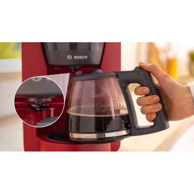 Bosch Coffee Maker | TKA2M114 MyMoment | Drip | 1200 W | Red 9